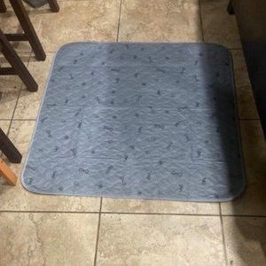 Washable Pee Pads for Dogs, 2Pack Puppy Pads Washable with Bone Print,Absorbent